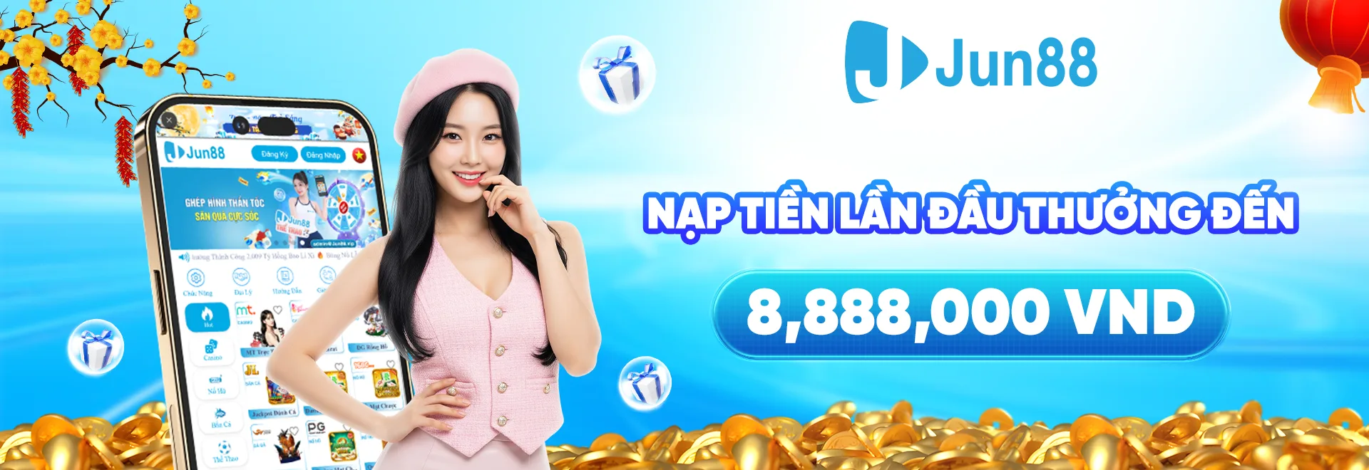Jun88 ️ Khuyến mãi HOT tại Jun88.com + Nhận ngay 88K hấp dẫn 9 banner-Jun88-3